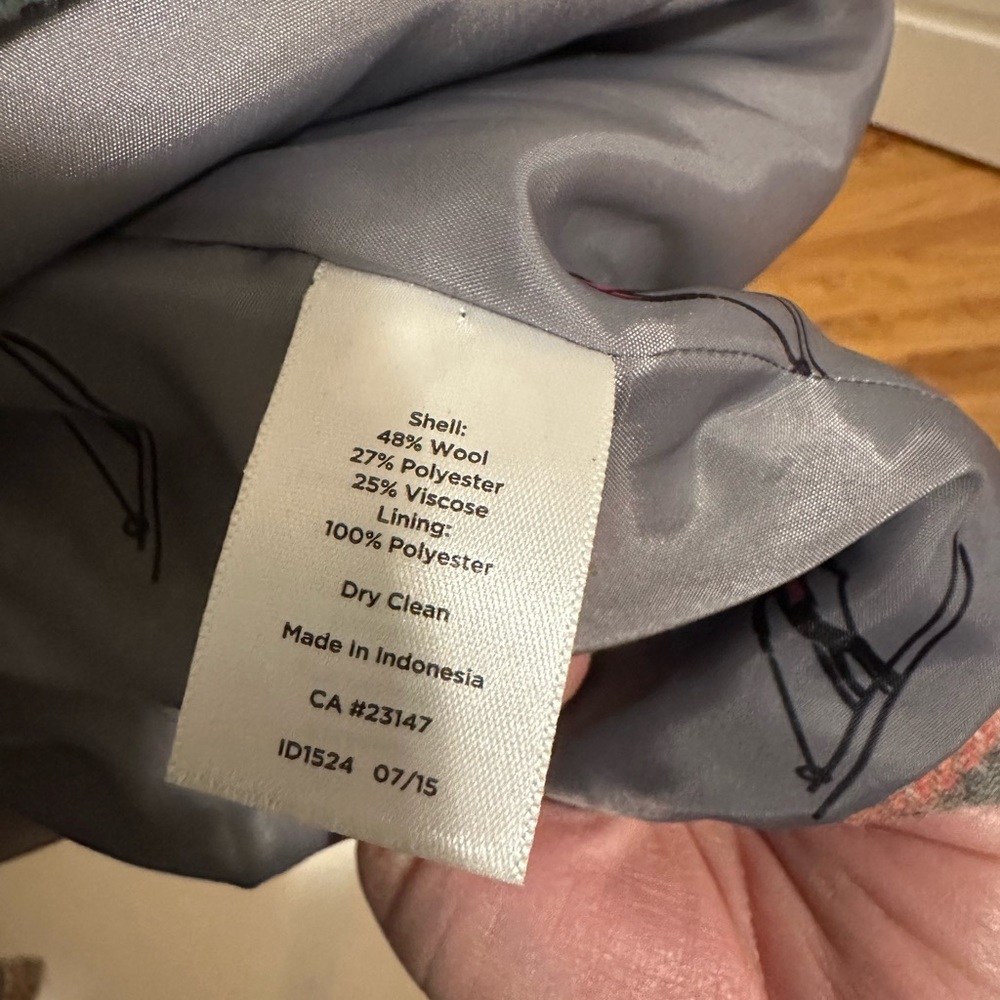 Talbots Plaid Wool Blazer - Picture 4 of 5